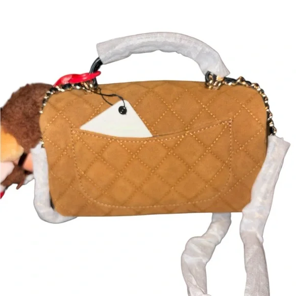 🔥 $160 SALE Fashion Lux Canvas / Lambskin Leather Women's Bag - Picture 2 of 10